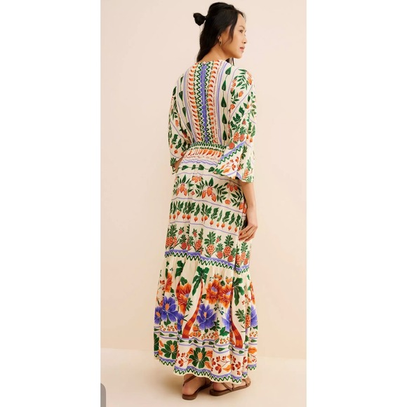 FARM Rio Multicolor Floral Maxi Dress - Picture 3 of 11